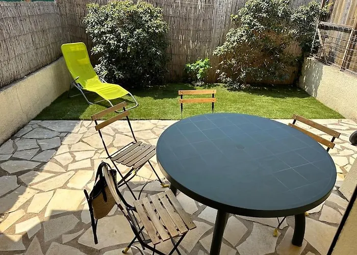 Joli T2 Climatise, Jardin, Tout Confort, Idealement Situe